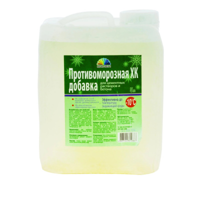 Добавка антиморозная для растворов и бетона (хлорид кальция) 10л "Магия радуги"