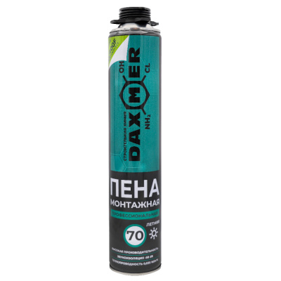 Пена профессиональная монтажная Daxmer 70 летняя (950 гр.)