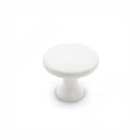 ручка кнопка белый матовый