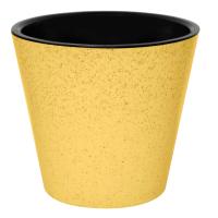 горшок желтый