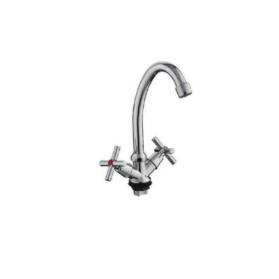 Смеситель кух керам.кран-букса FRUD руч/крест, хром с гайкой !!! упак 2шт !!! R40112 