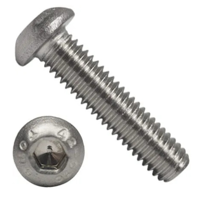 Винт с полукр.гол. с внутр.шестигр  6Х 50 A2 ISO 7380 