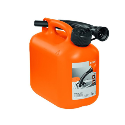 Канистра для бензина 5 л, оранжевая