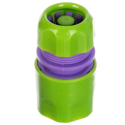 Соединитель PALISAD пластмассовый быстросъемный д/шланга 1/2"