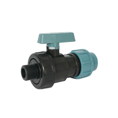 Кран ПЭ 32х3/4 нар. резьба ИТАЛ                                                               