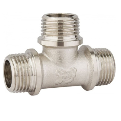 Тройник 1/2 ш/ш/ш хром