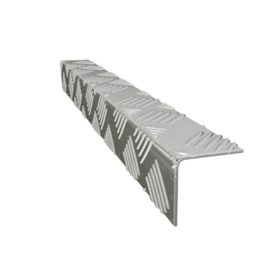 Угол рифленый из алюминиевого листа Квинтет 25*25*1.5  Укв 03.1000.500