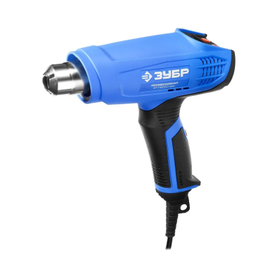 Фен технический ЗУБР 2000 Вт дисплей, кейс, Профессионал (ФТ-П2000 М2ДК)