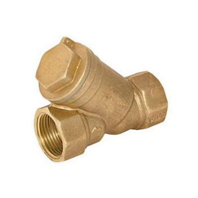 Фильтр сетчатый косой 500мкр.Ф-1 1/2", латунь  ViEiR (GL177)