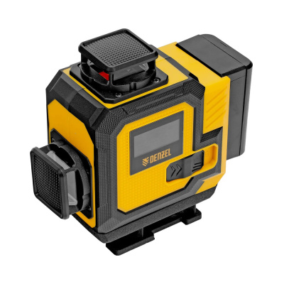 Уровень лазерный мультипризменный DLV-360-4C, 30 м, зеленый луч, Li-Ion 2,4 Aч, кейс// Denzel