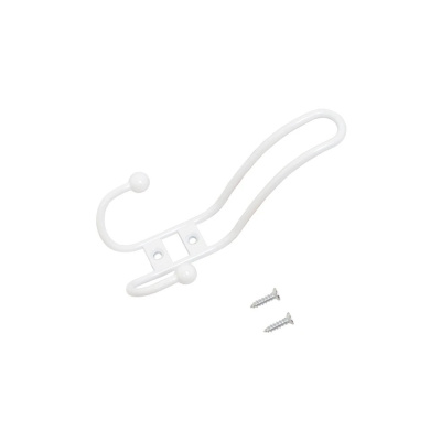 Крючок-вешалка (160,40) СТАНДАРТ 208 A WW мат.белый ЕВРОПАКЕТ 