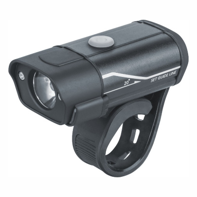 Фонарь светодиодный NPT-B09-ACCU велосипедный алюминиевый 1CREE XPG LED 5Вт аккумулятор 3.7В 850мАч