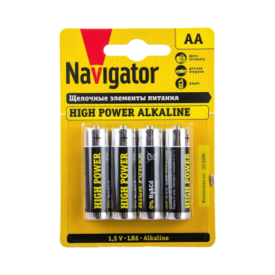 Элемент питания Navigator Новая Энергия LR6/316 BL4 94753