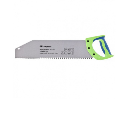 Ножовка по дереву "Зубец" 500мм, кал. зуб, шаг зуба 10мм "Сибртех"