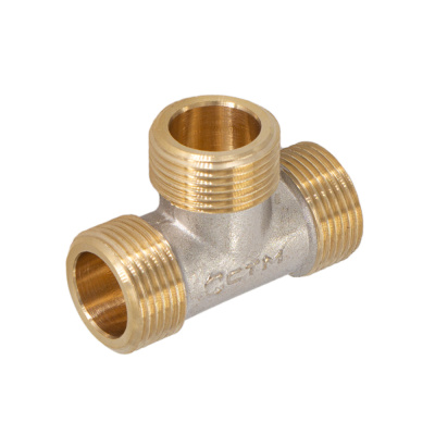 Тройник 3/4 ш/ш/ш хром