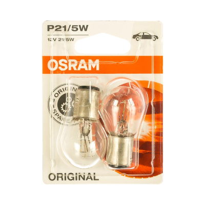 Лампа авт. 12V (стоп/габарит ) P21/5W 21/5W BAY15d (2 шт., блистер) Osram
