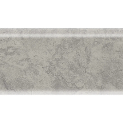 Плинтус напольный с центральной планкой 55мм 2,2м "Идеал Классик" Лофт светло-серый / 547