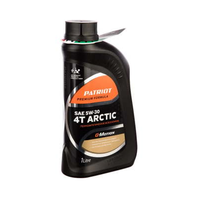 Масло полусинтетическое PATRIOT G-Motion 5W30 4Т ARCTIC 1л