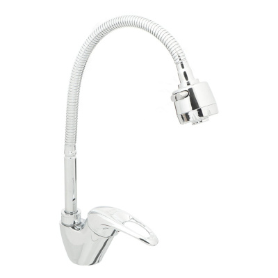 Смес.хром.д/кухни гибкий/излив