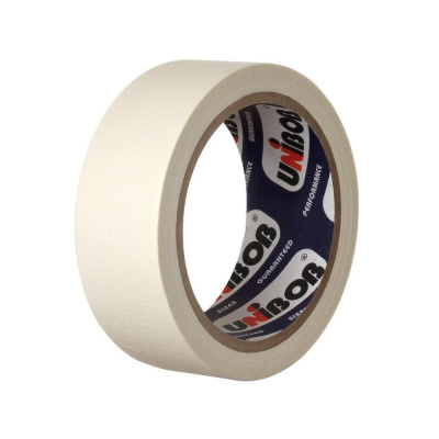 Скотч малярный 25ммх25м UNIBOB