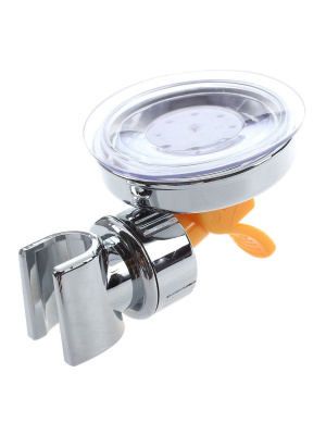 Держатель для лейки душа вакуумный, кронштейн настенный на присоске