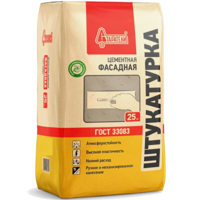 Штукатурка фасадная 25кг Старатели