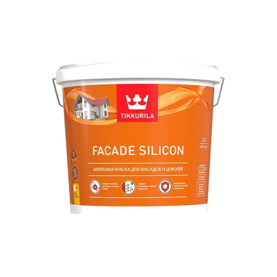 Краска акриловая для фасадов и цоколей 5л "FACADE SILICON" "ТИККУРИЛА"