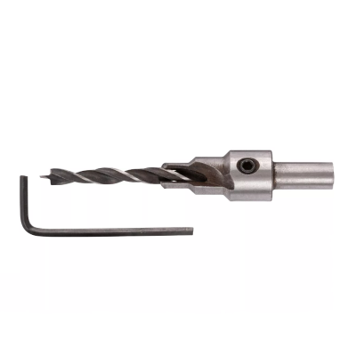 Сверло с зенкером для мебельных стяжек 5мм/зенкер 9,5мм (для стяжки 7х50) ФИТ