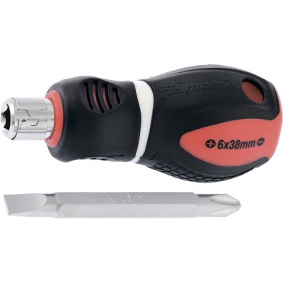 Отвертка Matrix Master комб. SL6.0/Ph2 х 63мм, CrMo, двухкомп. рукоятка