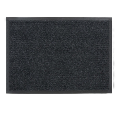 Коврик влаговпитывающий "Ребристый" 60*90 см, черный SUNSTEP