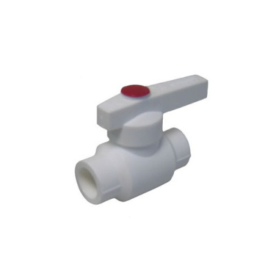 Кран шар. 40 ручка PP-R БЕЛЫЙ