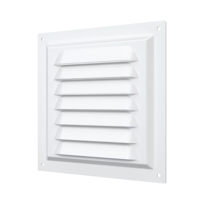 Решетка вентиляционная с покрытием полимерной эмалью, с сеткой 150х150, Сталь