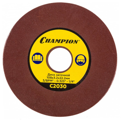 Диск заточной   CHAMPION (3/8PM",0,325",1/4) 108х3,2х22,2 для станка C2000, CHAMPION, КИТАЙ, C2030