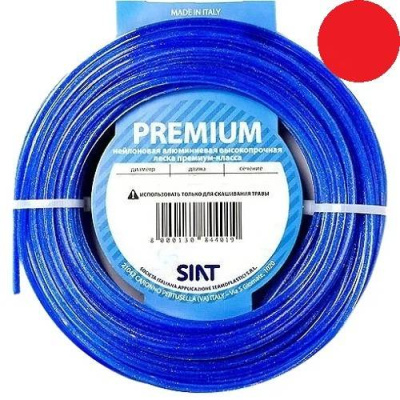 Леска PREMIUM SIAT 2.4 АЛЮМИНИУМ КРУГ 15М