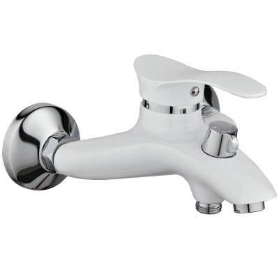 Смеситель для ванны с коротким изливом и поворотным переключателем для душа P3001-7 