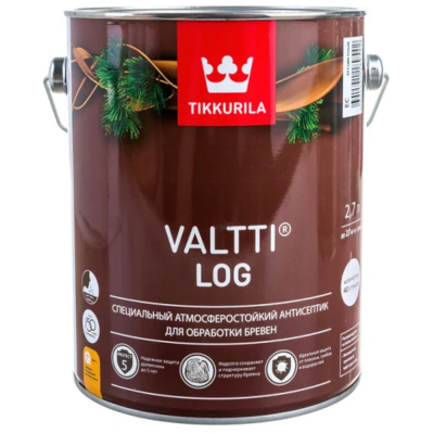 Антисептик для дерева ТИККУРИЛА VALTI LOG EC 2,7л