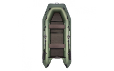 Лодка Аква 3200 СК зеленый/черный