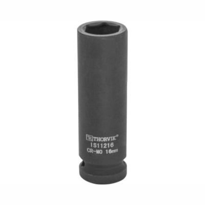 Головка торцевая ударная глубокая 1/2"DR, 16 мм IS11216 