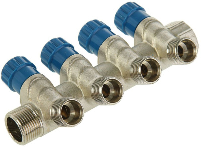 Коллектор 3/4x1/2x4 выхода регул.