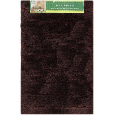 Коврик д/ванн 50*80см Травка коричневый Y253  I.K