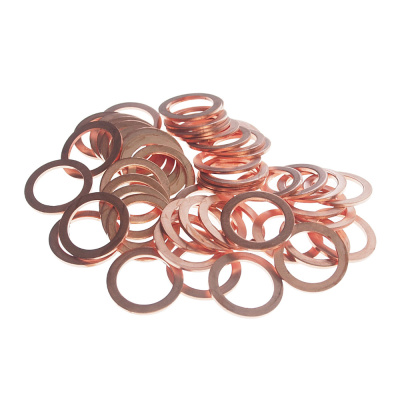 Набор медных шайб в комплекте "20".толщина шайб 1мм