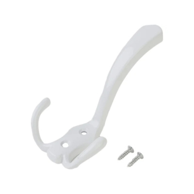 Крючок-вешалка (160,40) СТАНДАРТ 306 А WW матовый белый ЕВРОПАКЕТ 