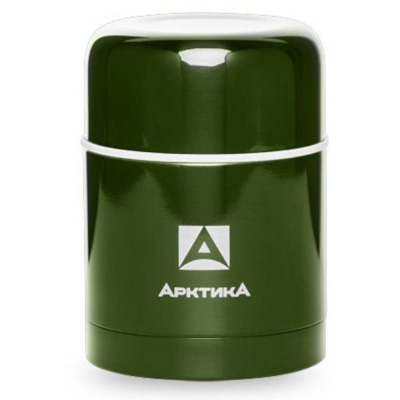 Термос бытовой, вакуумный, с широким горлом тм "Арктика", 500 мл, арт. 302-500 (болотный)