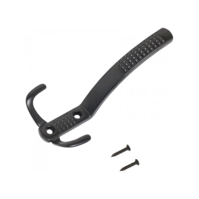 Крючок-вешалка (320,40) СТАНДАРТ 212 A BL матовый черный ЕВРОПАКЕТ 