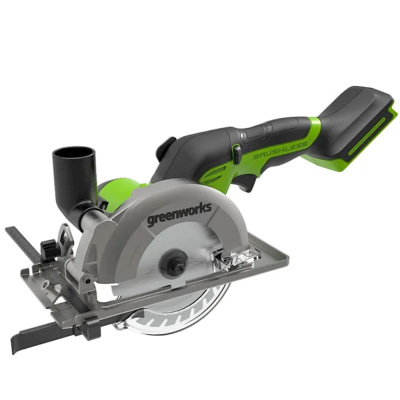 Пила аккумуляторная Циркулярная мини Greenworks 24V, бесщеточная, без АКБ и ЗУ