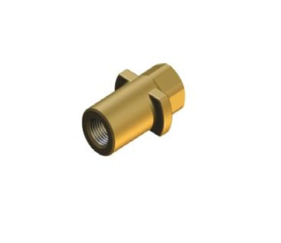 Переходник быстроразъемный бытовой латунный Karcher, резьба латунь; выход гайка 1/4"