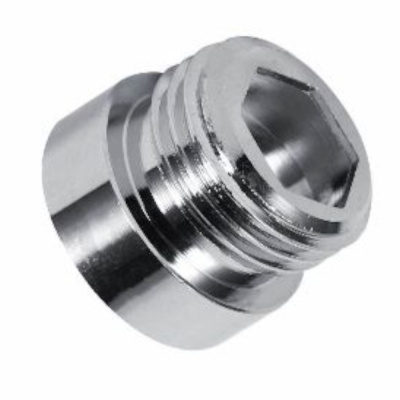 Переходник с аэратора на шланг д/д D 1/2 * М22, внутренняя резьба, латунь, хром DK-492 