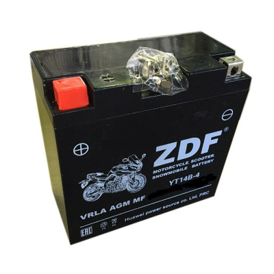 Аккумулятор ZDF Moto Battery 1212.1 VRLA (YT12B-4) прямая