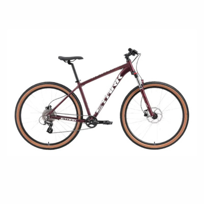 Велосипед Stark'24 Hunter 29.3 HD темно-красный/белый 22"