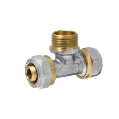 Тройник МП 16x1/2" нар.